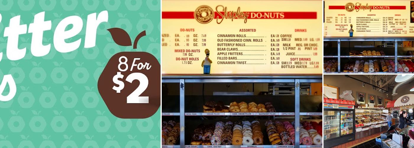 Shipley Do-Nuts Menu