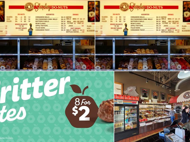 Shipley Do-Nuts Menu