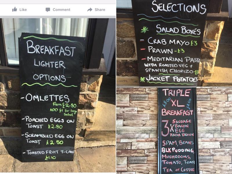 Somewhere Different Menu