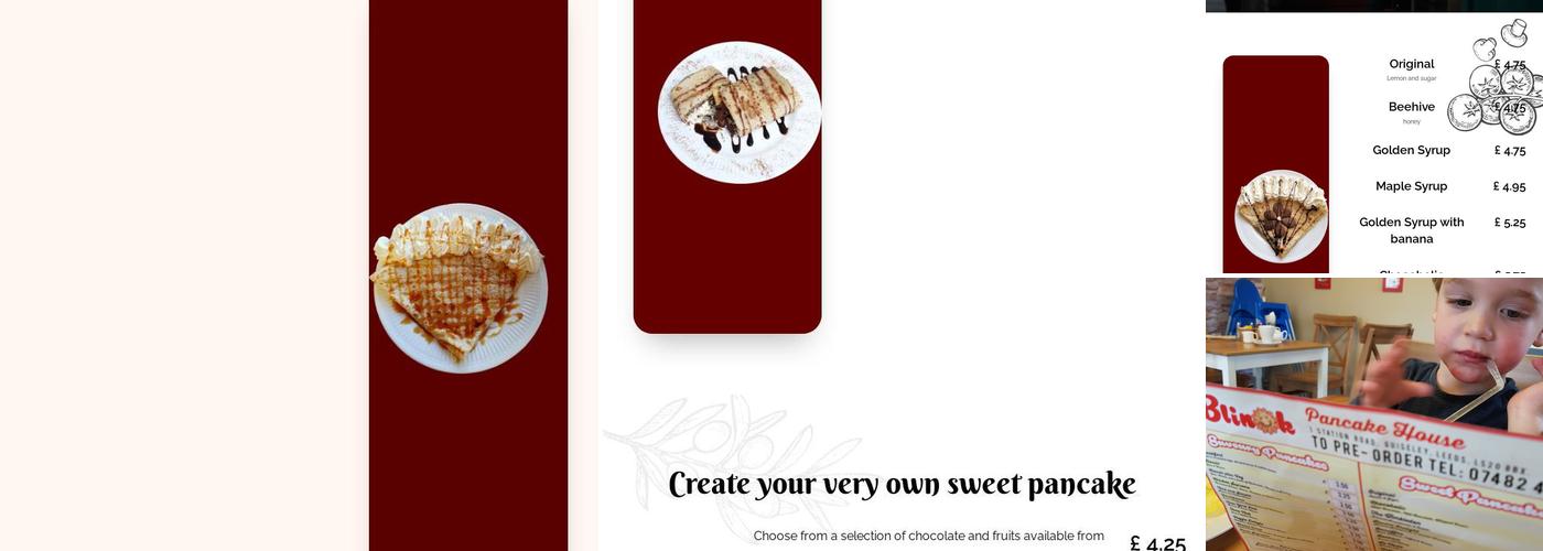 Blinok Pancake House Menu