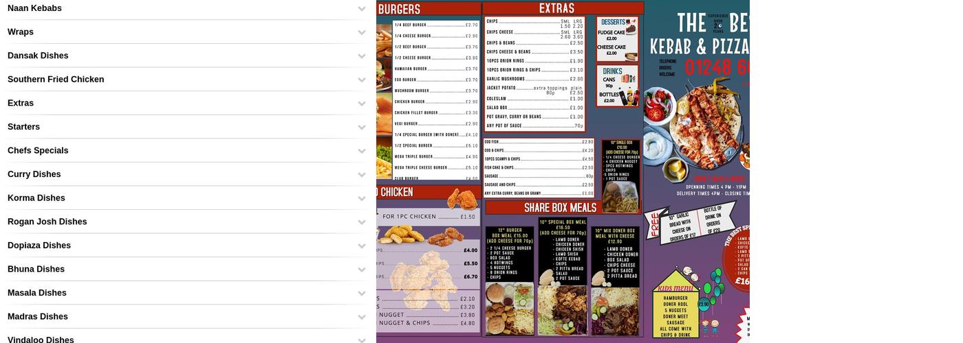 Best Kebab & Pizza Menu