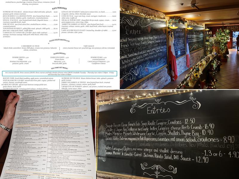 Kendells Bistro Menu