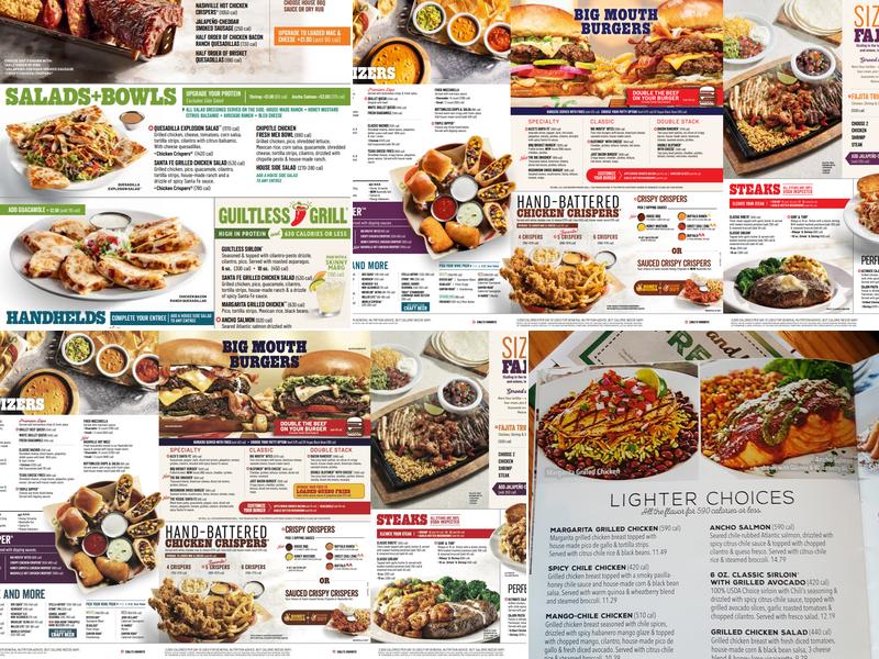 Chili's Grill & Bar Menu
