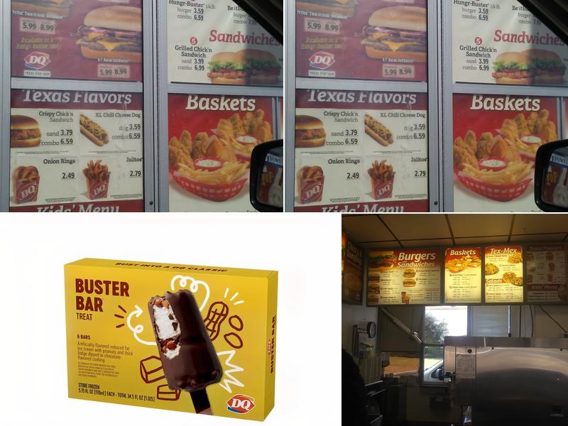 Dairy Queen Menu