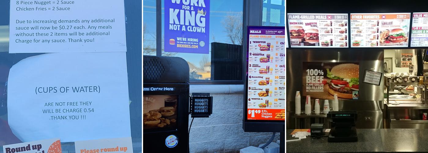 Burger King Menu