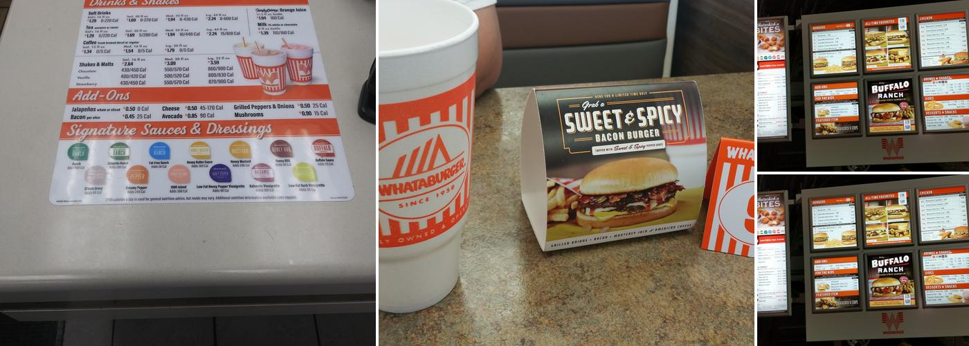 Whataburger Menu
