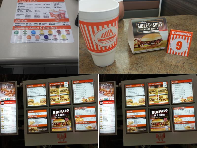 Whataburger Menu