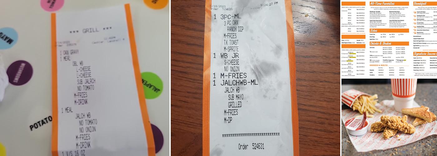 Whataburger Menu