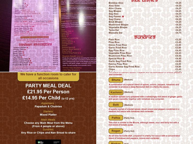 Amaani Restaurant Menu