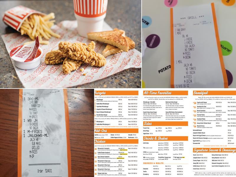 Whataburger Menu