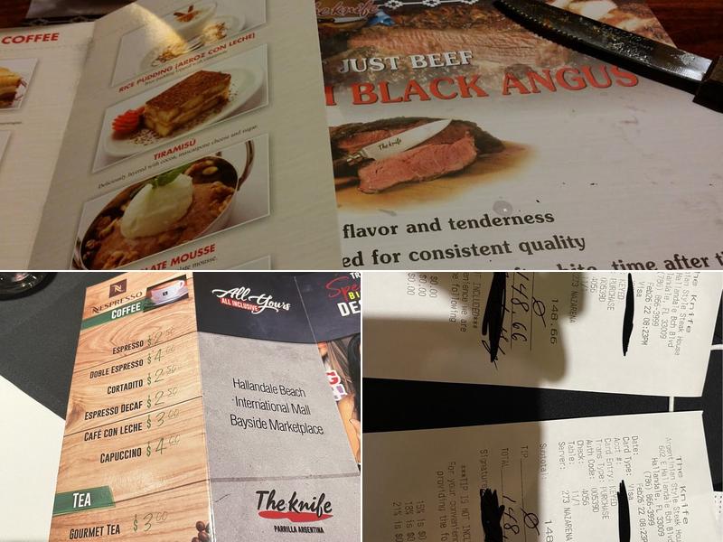 Hallandale Oasis Menu