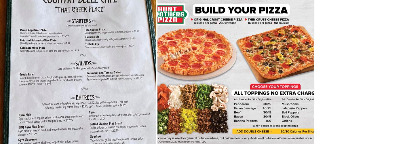 Double L's Country Store Menu