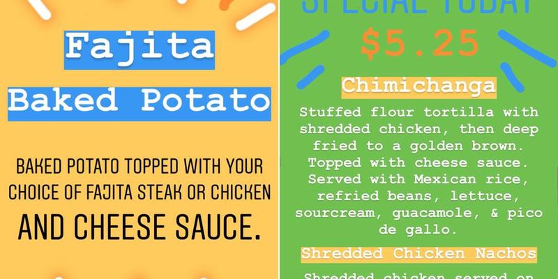 Marimar Tienda Y Taqueria Menu