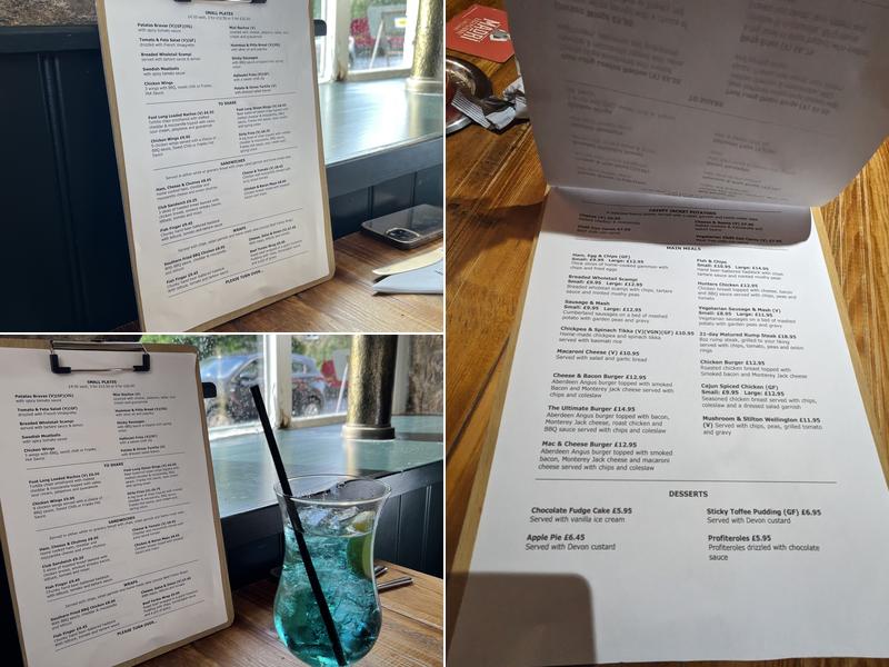 Rose & Crown Menu