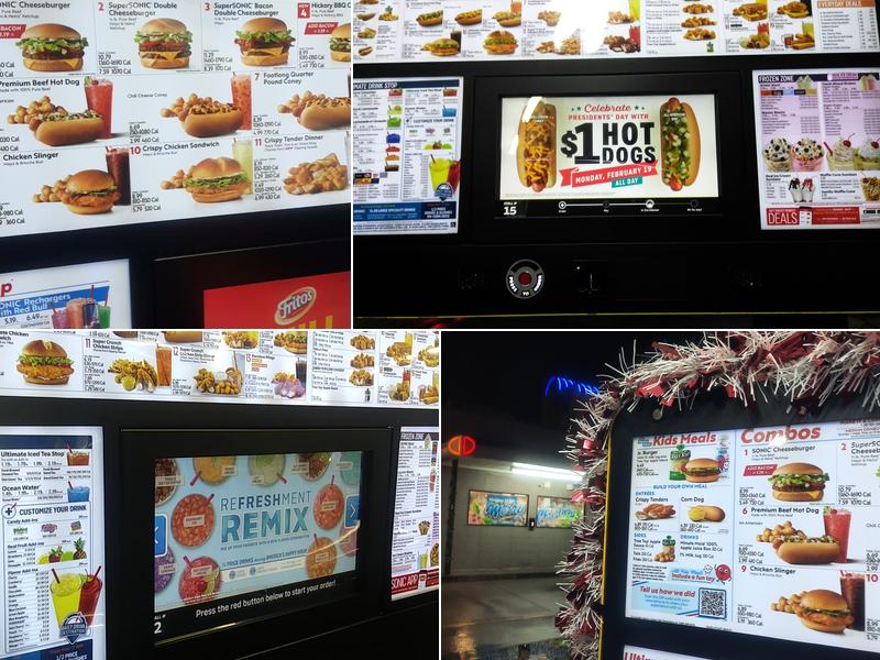 Sonic Drive-In Menu