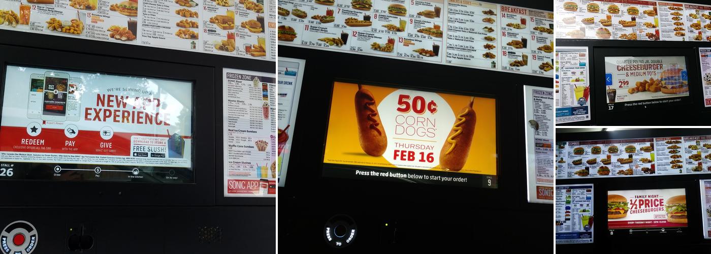 Sonic Drive-In Menu