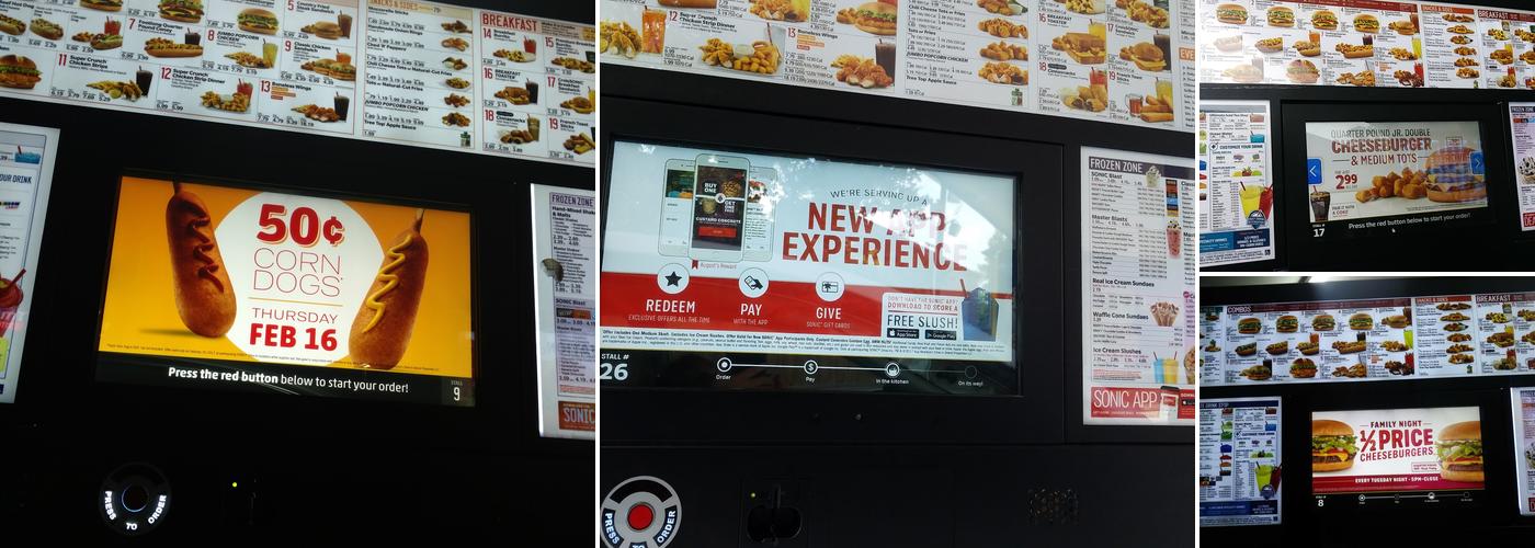 Sonic Drive-In Menu