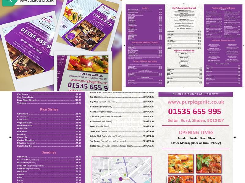 Purple Garlic Menu