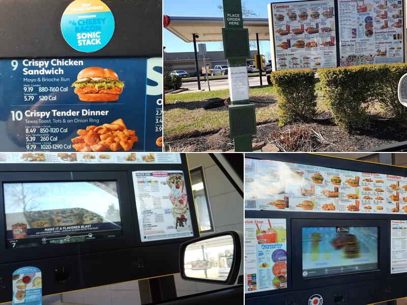Sonic Drive-In Menu