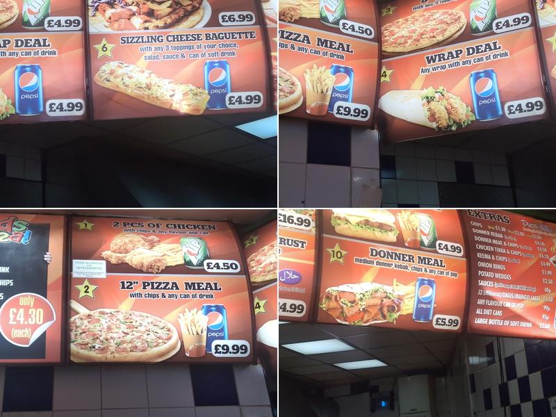 Pizza Grill Menu