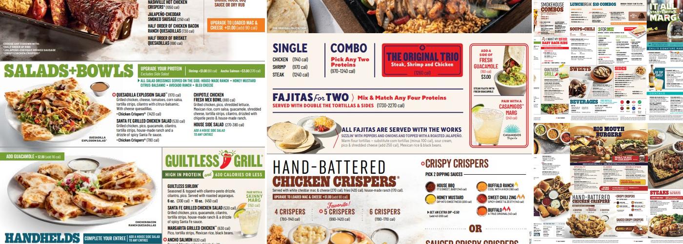 Chili's Grill & Bar Menu