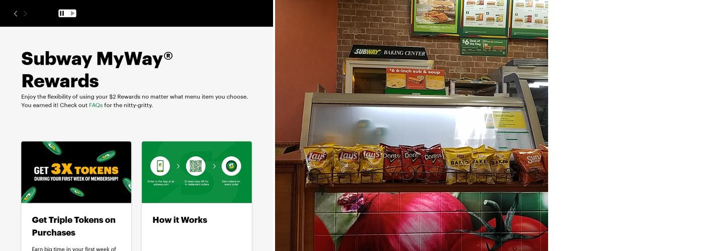 Subway Menu