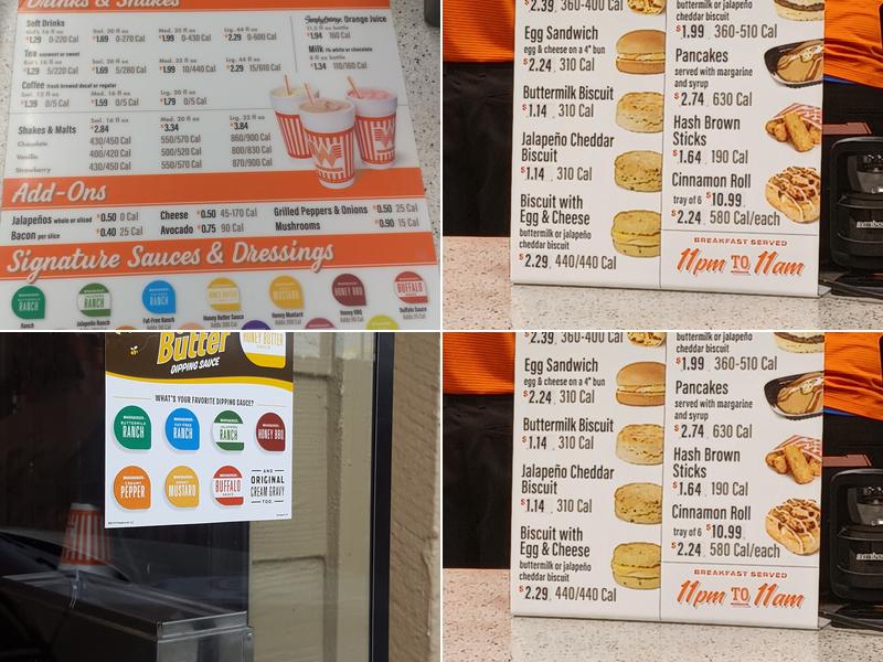 Whataburger Menu