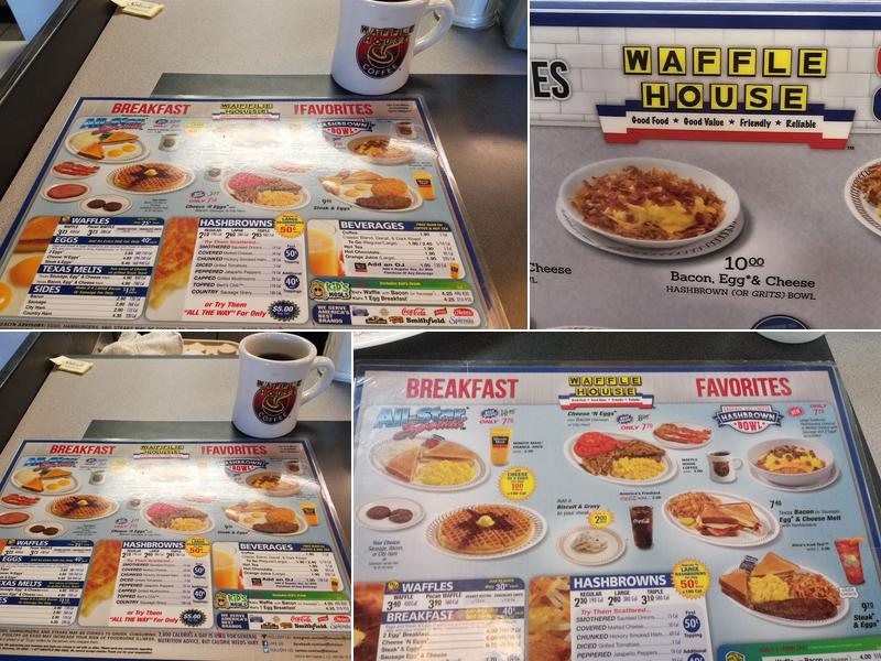 Waffle House Menu