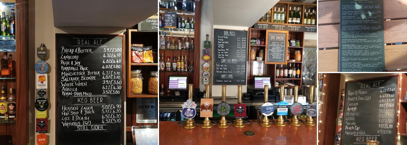 Old Gate Bar & Restaurant Menu