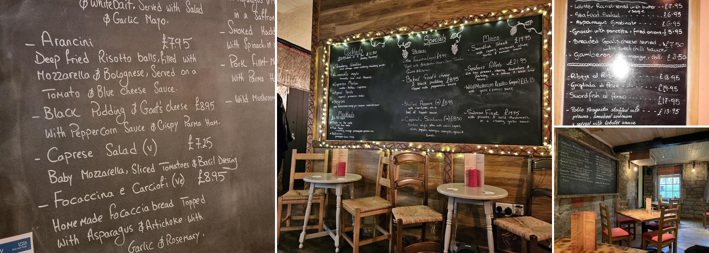 Il Mulino (Hebden Bridge) Menu