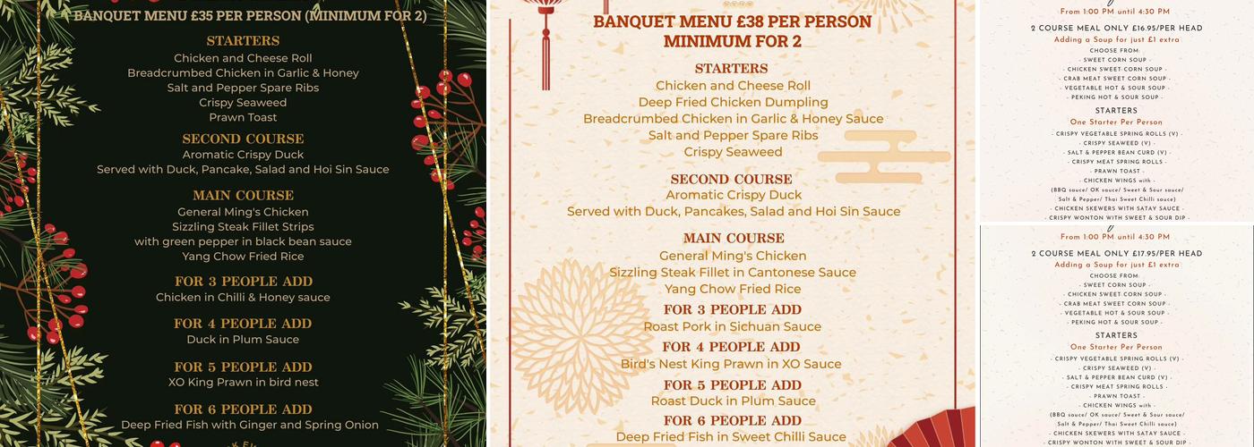 Wok Ever Palace Menu