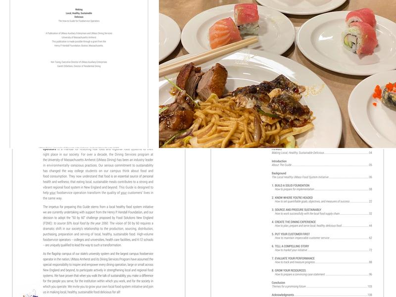 Worcester Commons Menu