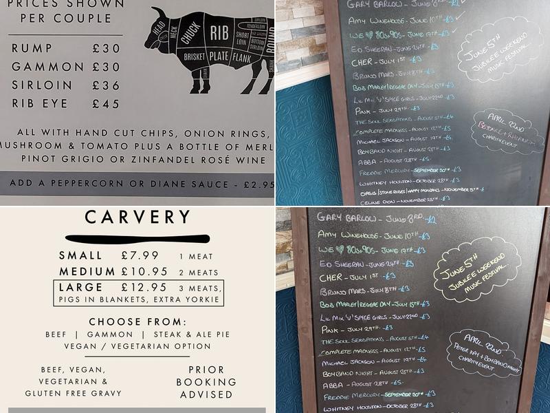 The Rustic Arms Menu