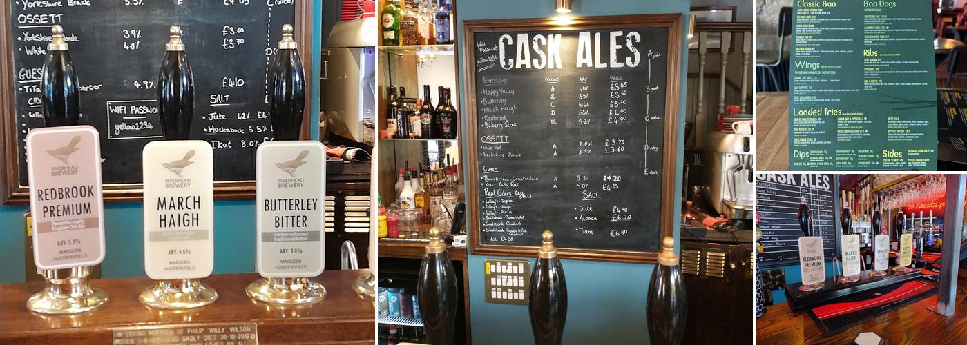 The Riverhead Brewery Tap Menu