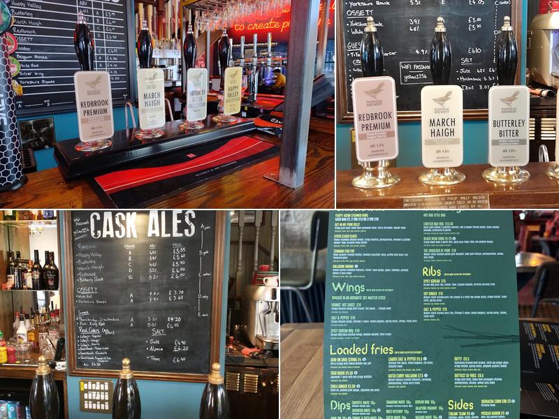 The Riverhead Brewery Tap Menu