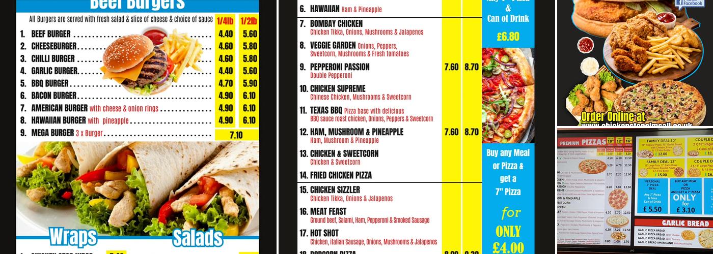 Chicken Stop Menu