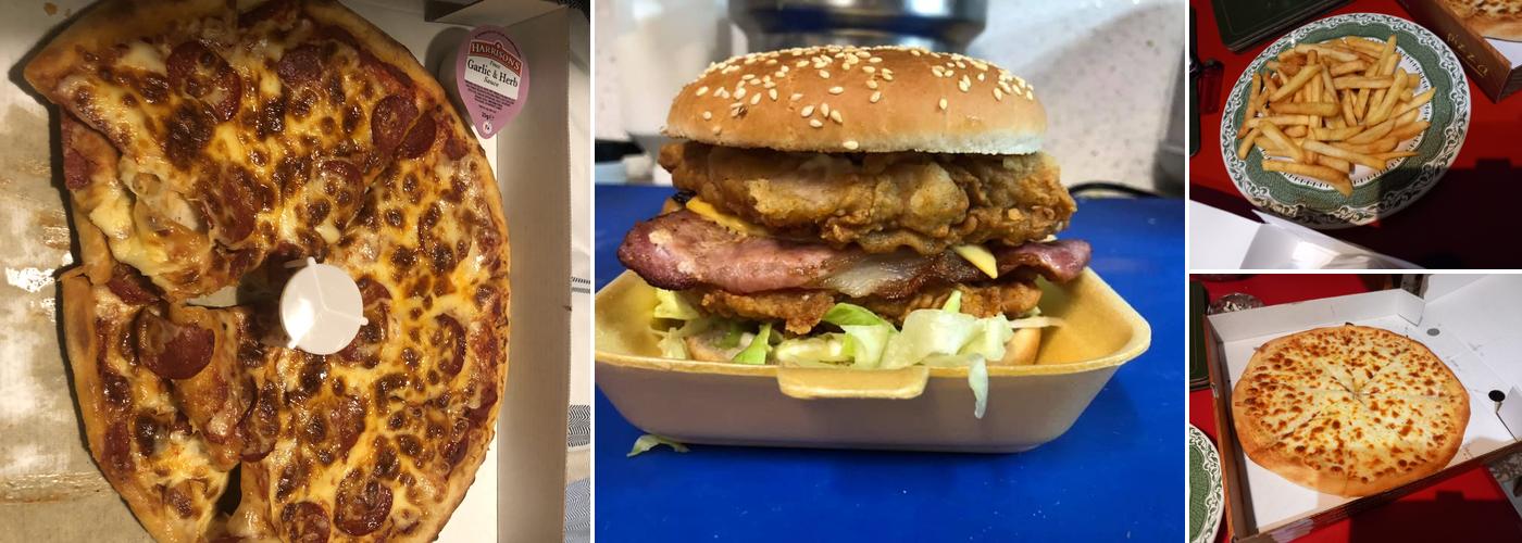 Tasty Fried Chicken And Pizza