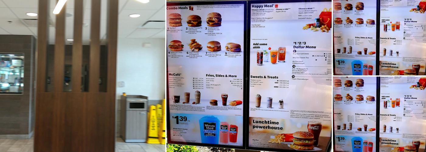 McDonald's Menu