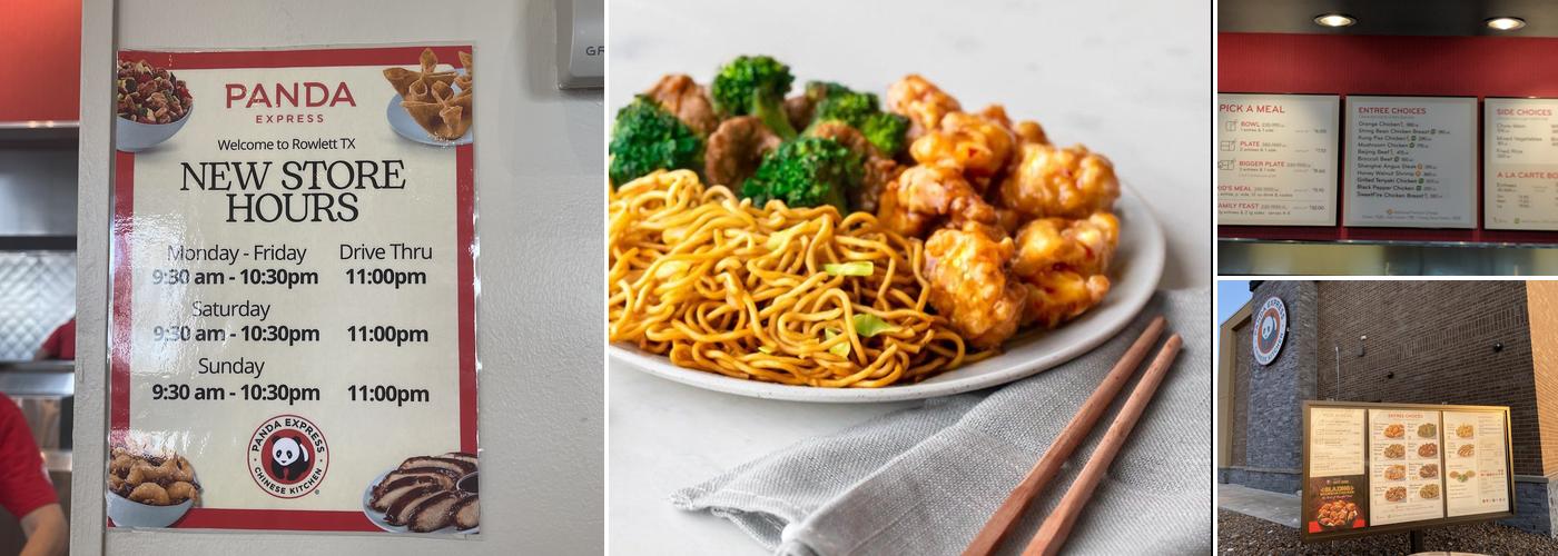 Panda Express Menu