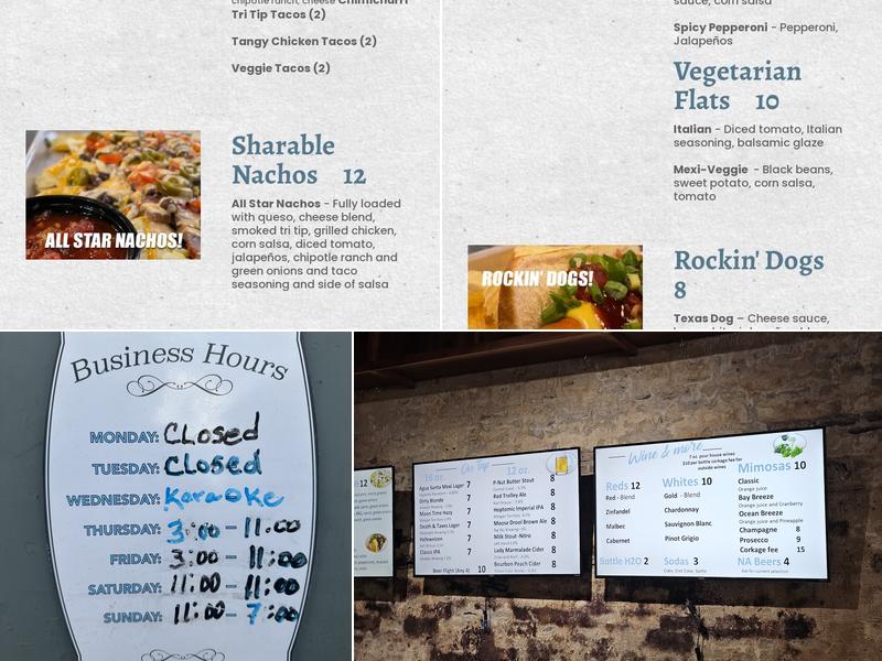 Rhythm and Brews Sutter Creek Menu