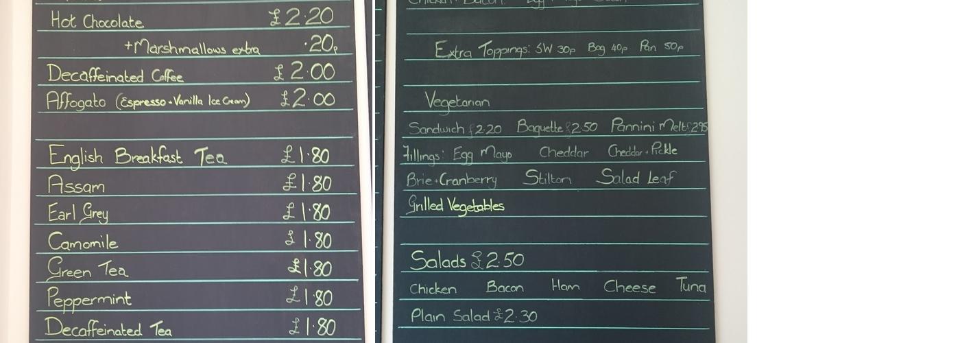 Little White Duck Sandwich Shop Menu