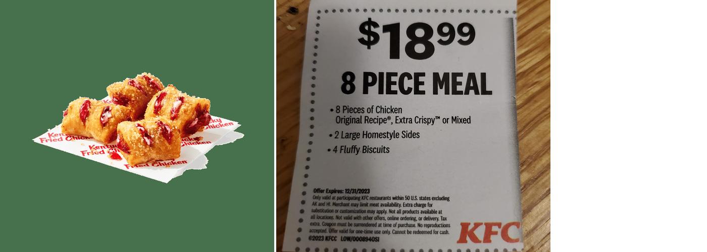 KFC Menu
