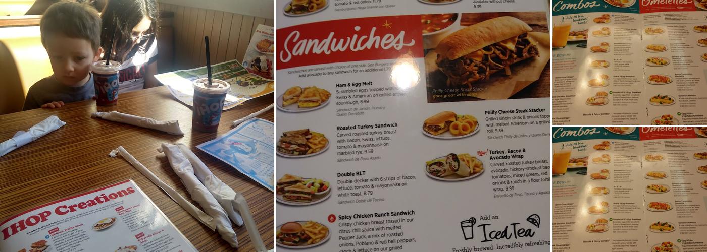IHOP Menu