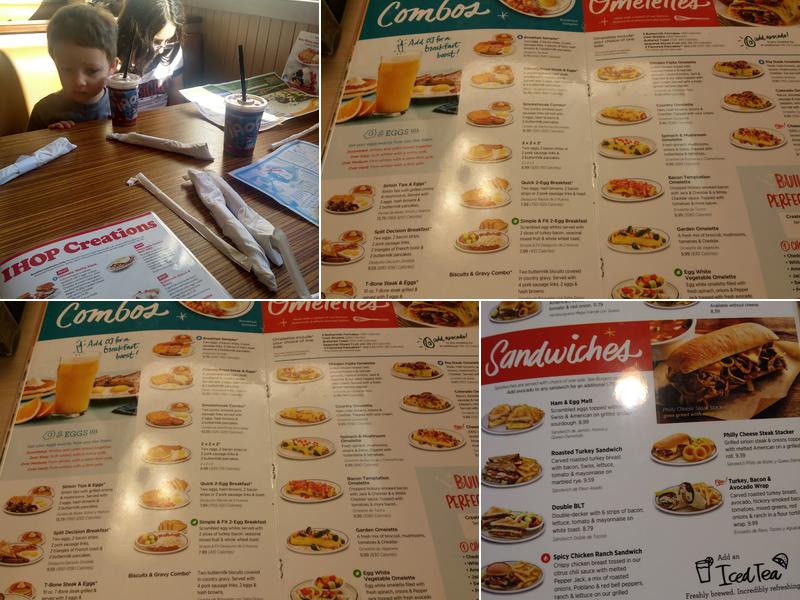 IHOP Menu