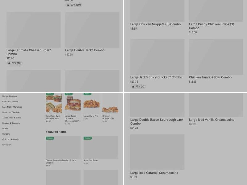 Jack In The Box Menu