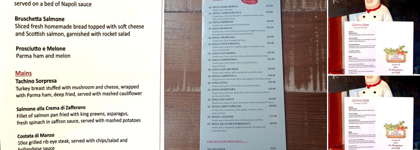 Antica Roma Menu