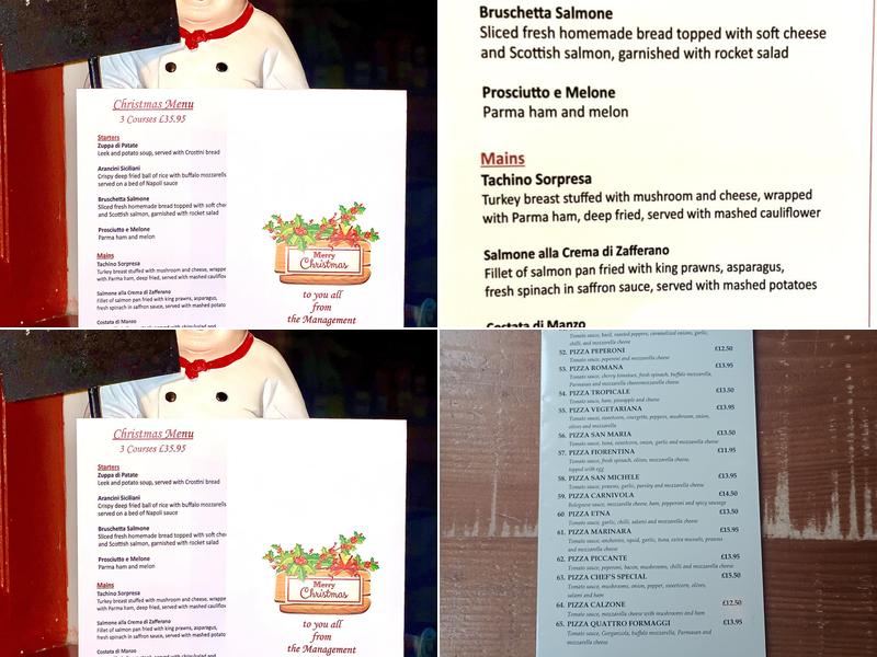 Antica Roma Menu