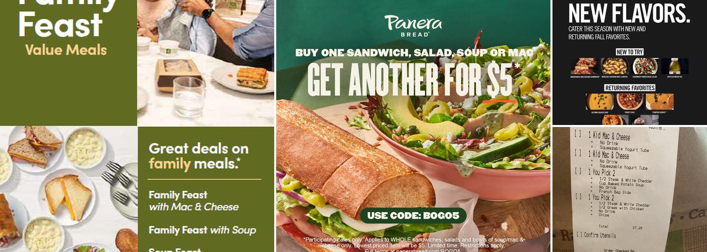 Panera Bread Menu