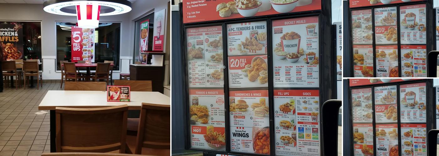 KFC Menu