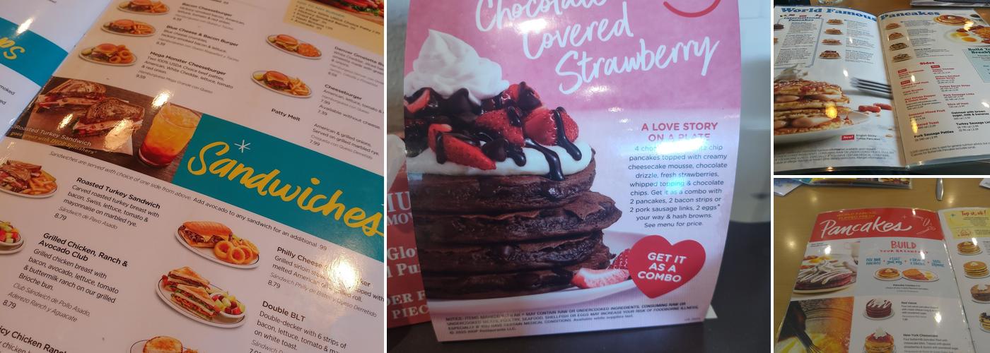 IHOP Menu